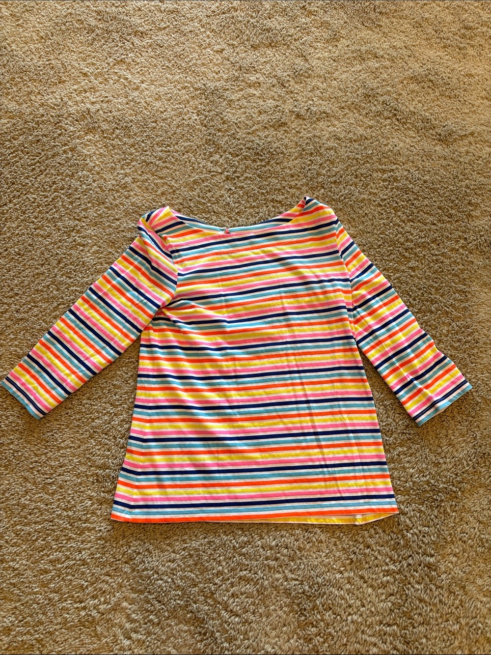 Lilly Pulitzer 3/4 Sleeve Striped Top
